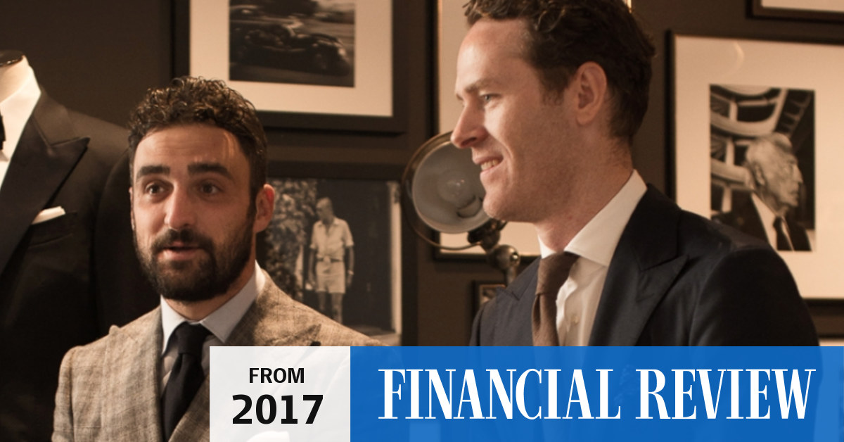 The Cloakroom menswear boutique is opening in Melbourne (cocktail bar